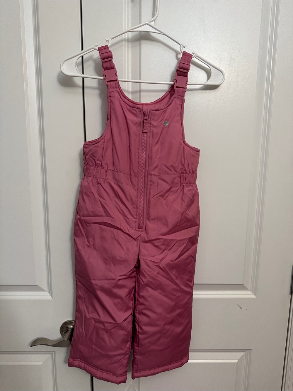 OshKosh B'gosh Rose Pink Snow Overalls for Girls